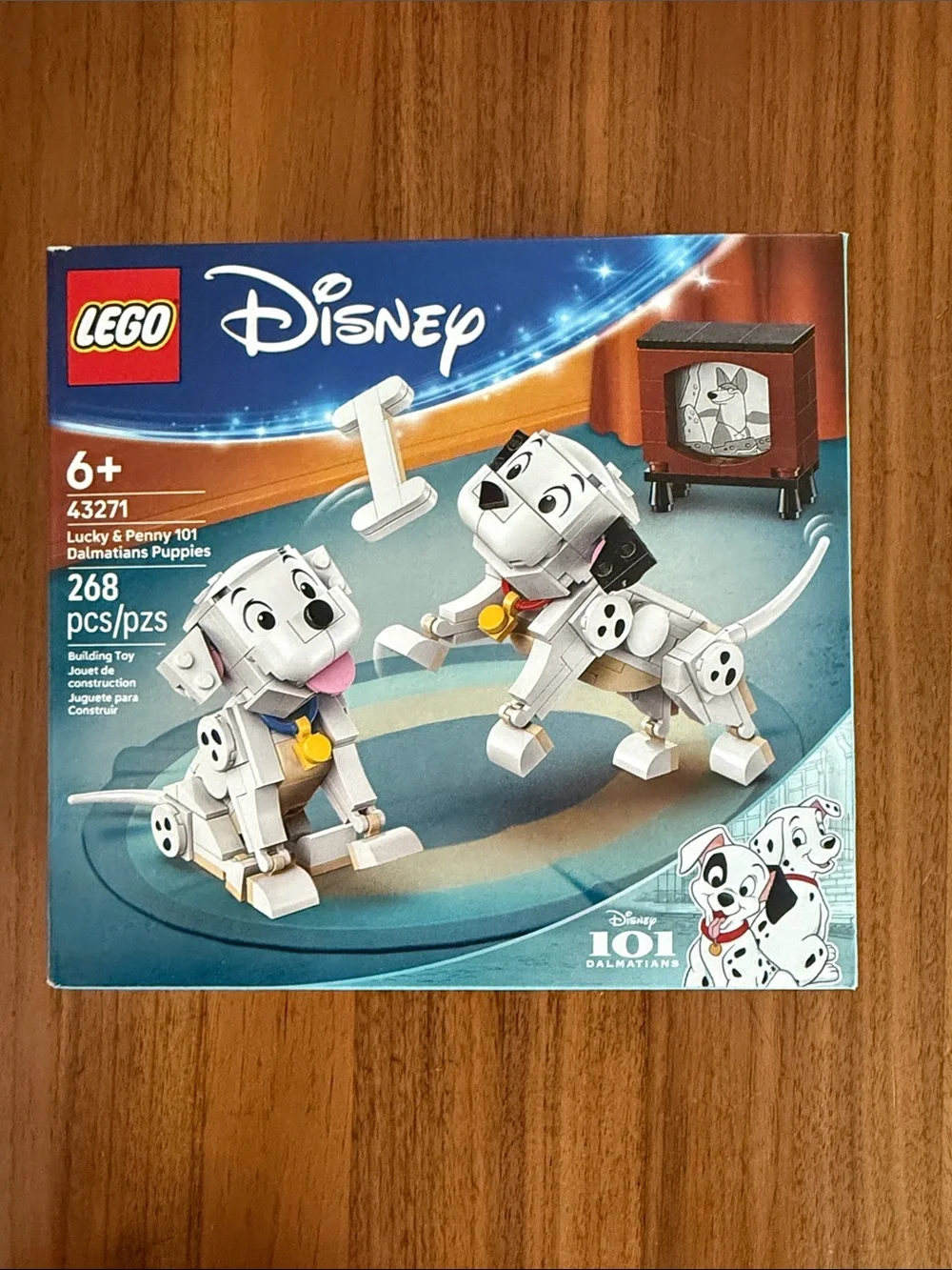 New in box Disney LEGO 101 Dalmatians Lucky & Penny Puppy Figures